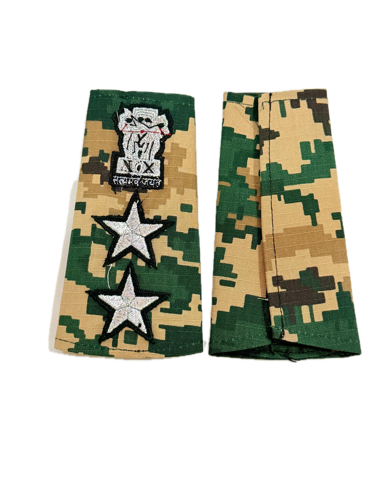 BSF NEW RANK SET CAMOUFLAGE COMMANDANT (CO) HAND ZARI