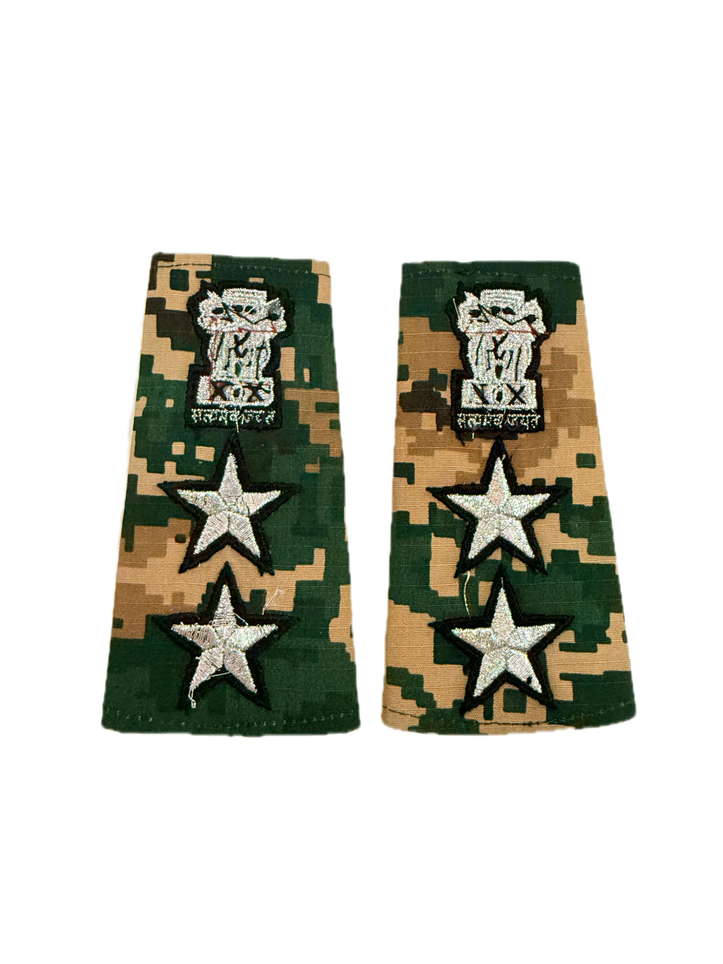 BSF NEW RANK SET CAMOUFLAGE COMMANDANT (CO) HAND ZARI