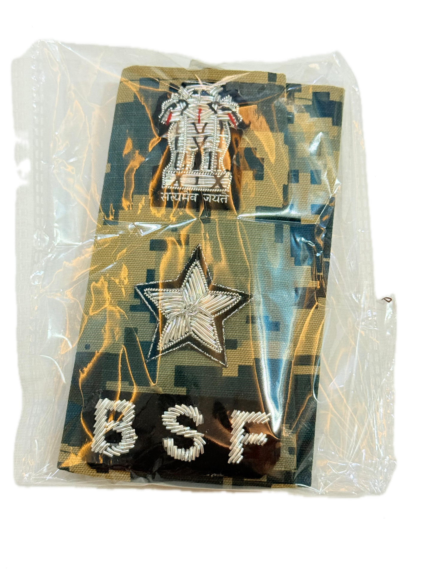 BSF NEW RANK SET 2 IC CAMOUFLAGE HAND ZARI