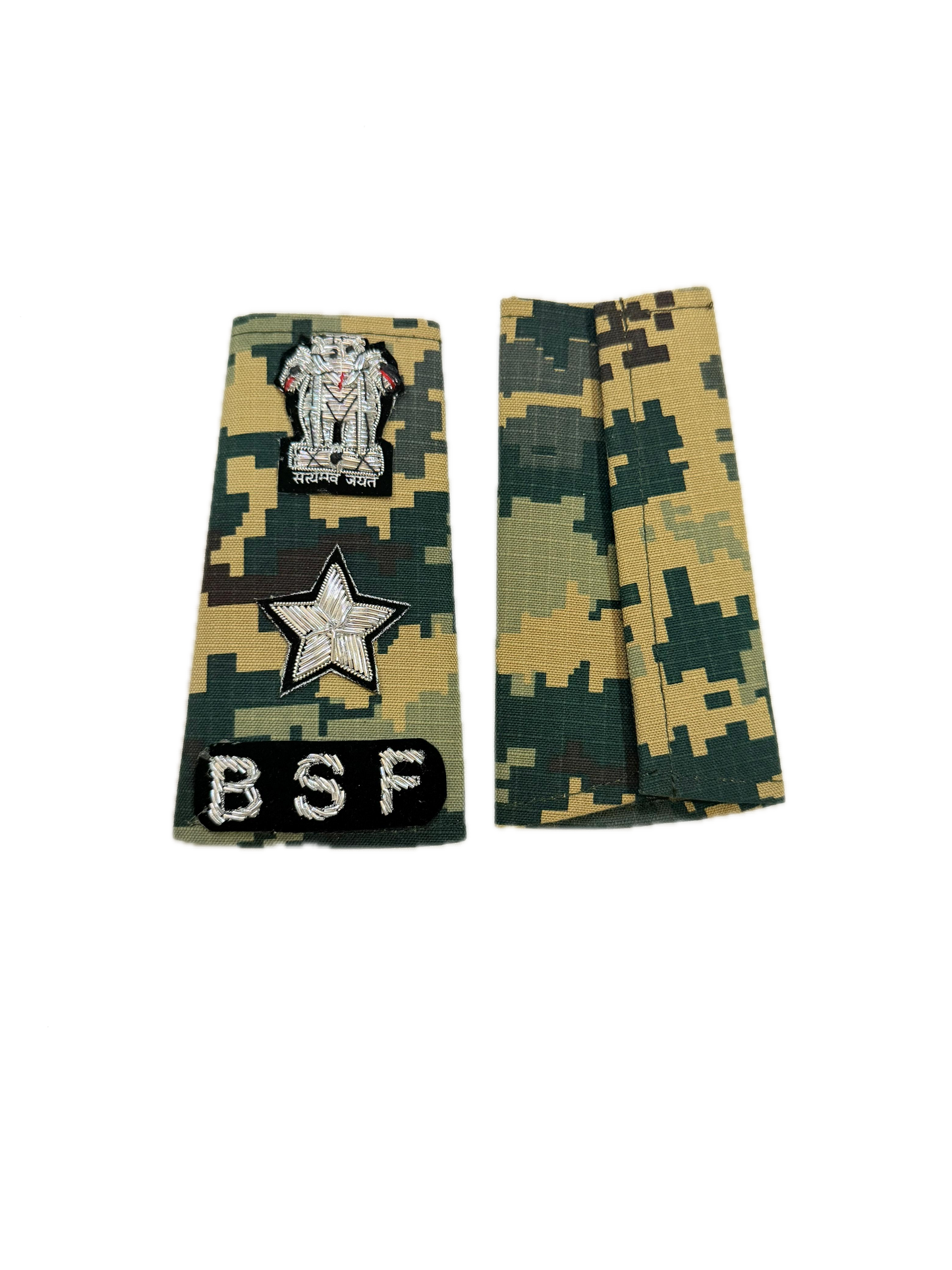 BSF NEW RANK SET 2 IC CAMOUFLAGE HAND ZARI