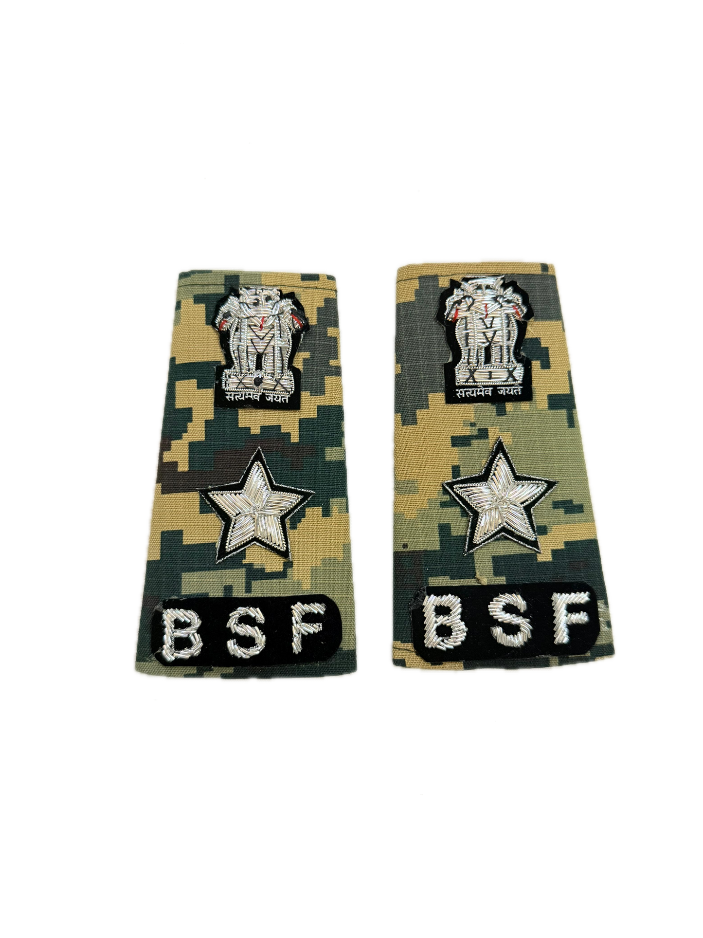 BSF NEW RANK SET 2 IC CAMOUFLAGE HAND ZARI
