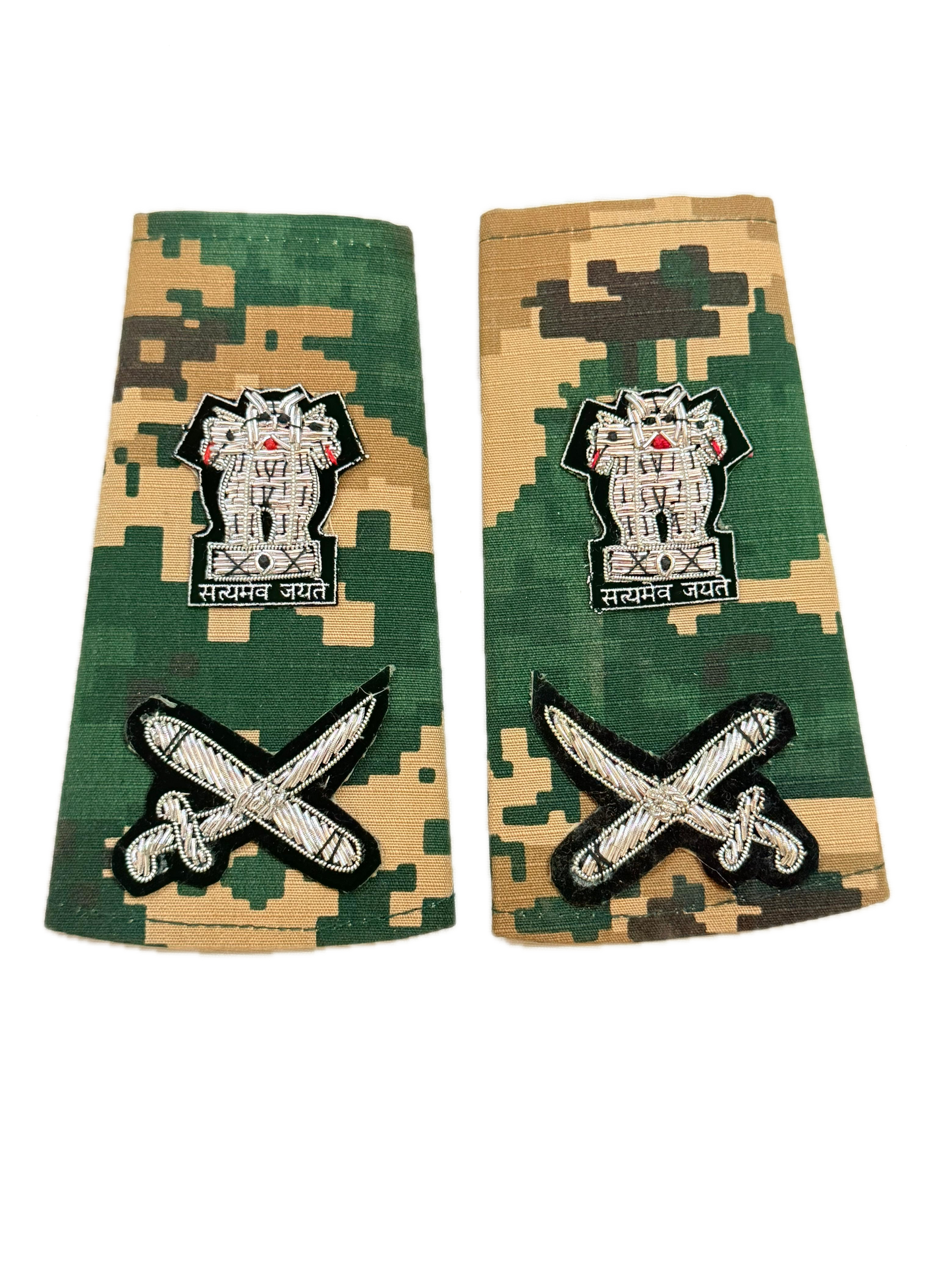 BSF NEW RANK SET CAMOUFLAGE ADDITIONAL DIRECTOR GENERAL (ADG) HAND ZARI