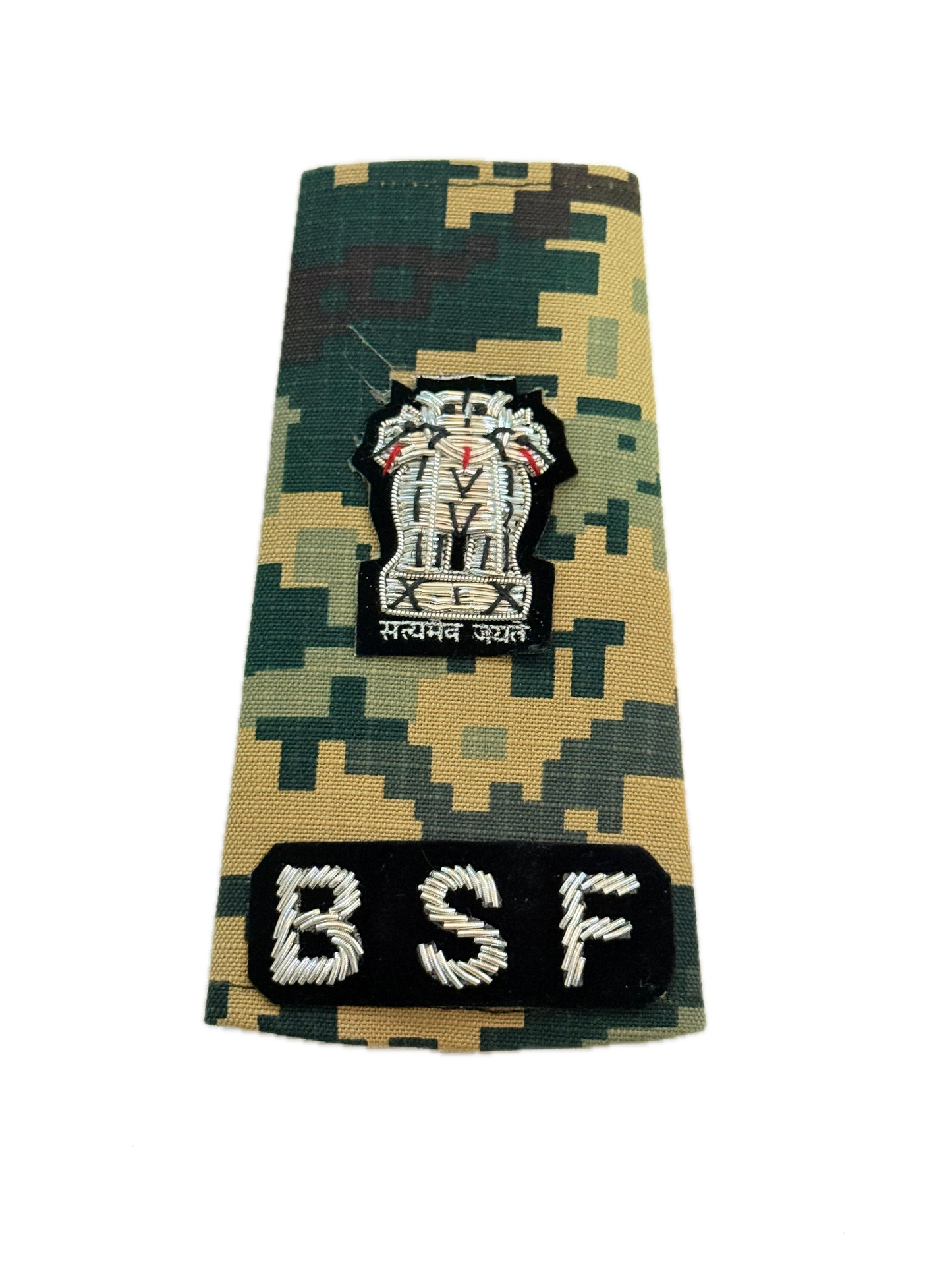 BSF New RANK SET CAMOUFLAGE DEPUTY COMMANDANT (DC) HAND ZARI