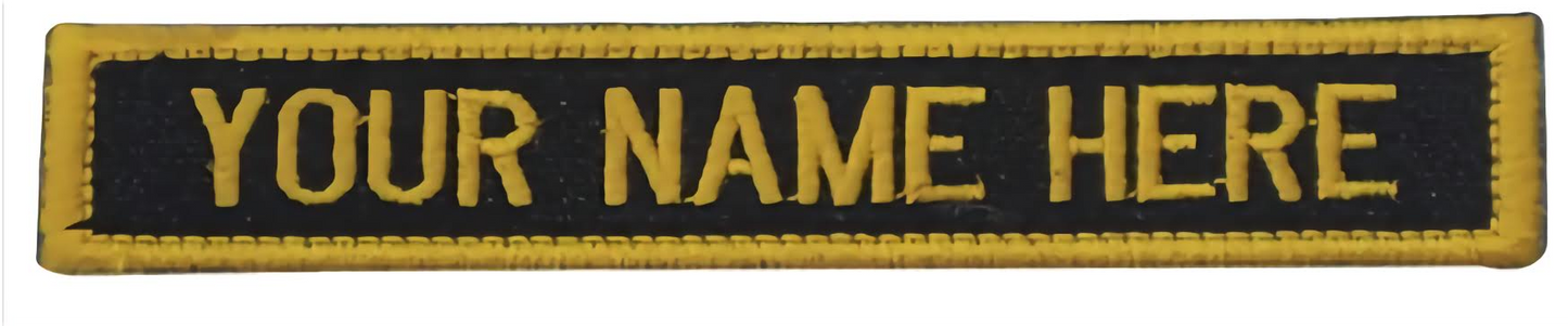 Embroidered Name plates