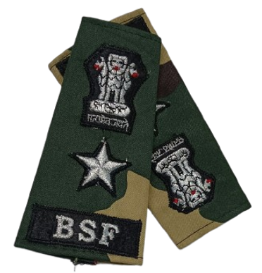 Rank Set 2 IC Camouflage Embroidered BSF