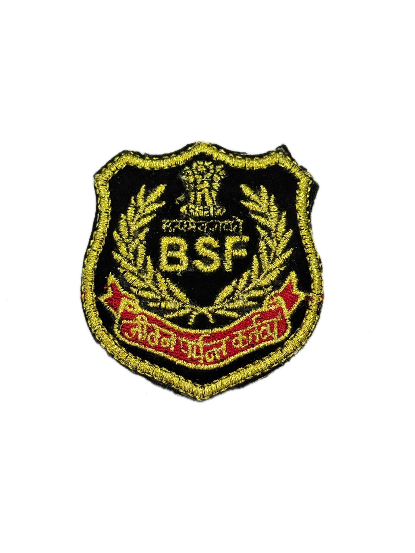 BSF CHEST BADGE IN MACHINE ZARI