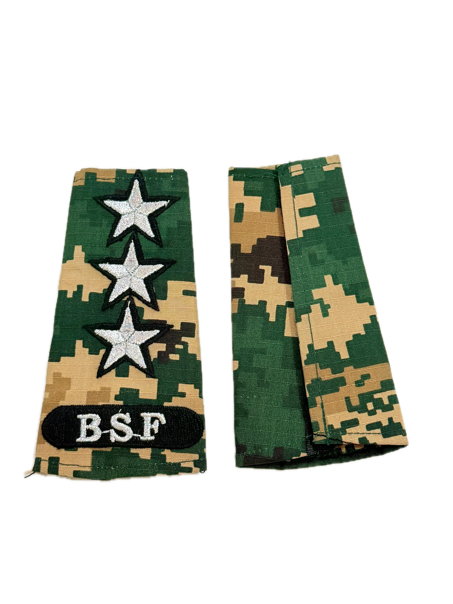 BSF NEW RANK SET CAMOUFLAGE ASSISTANT COMMANDANT (AC) MACHINE ZARI