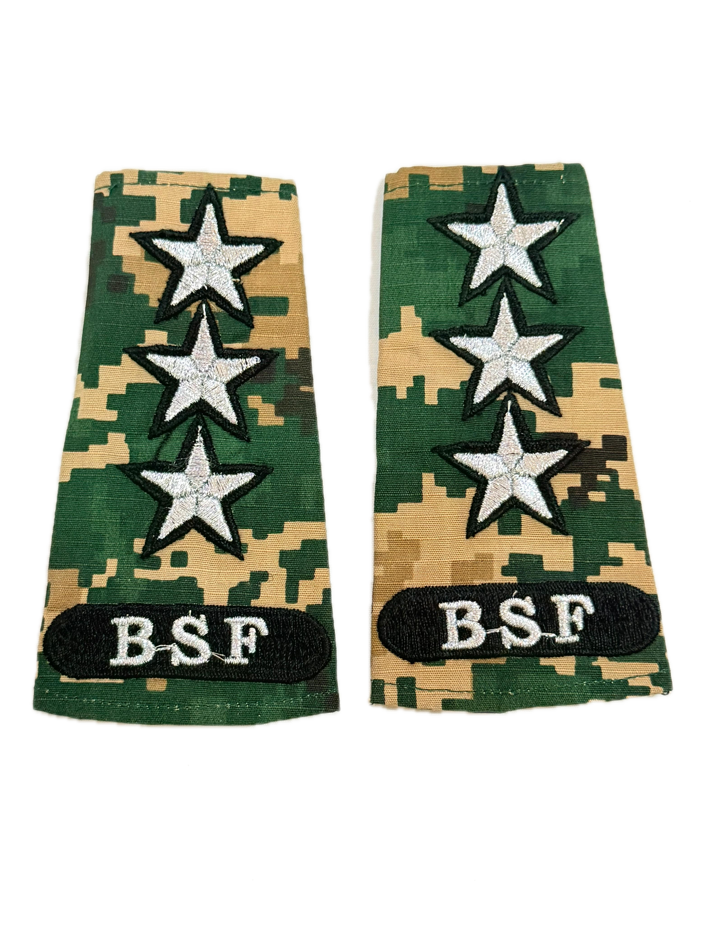BSF NEW RANK SET CAMOUFLAGE ASSISTANT COMMANDANT (AC) MACHINE ZARI