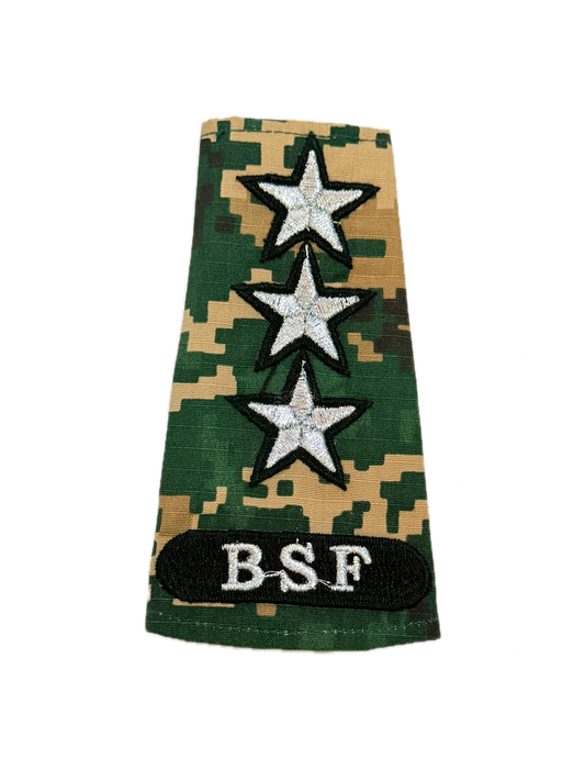 BSF NEW RANK SET CAMOUFLAGE ASSISTANT COMMANDANT (AC) MACHINE ZARI