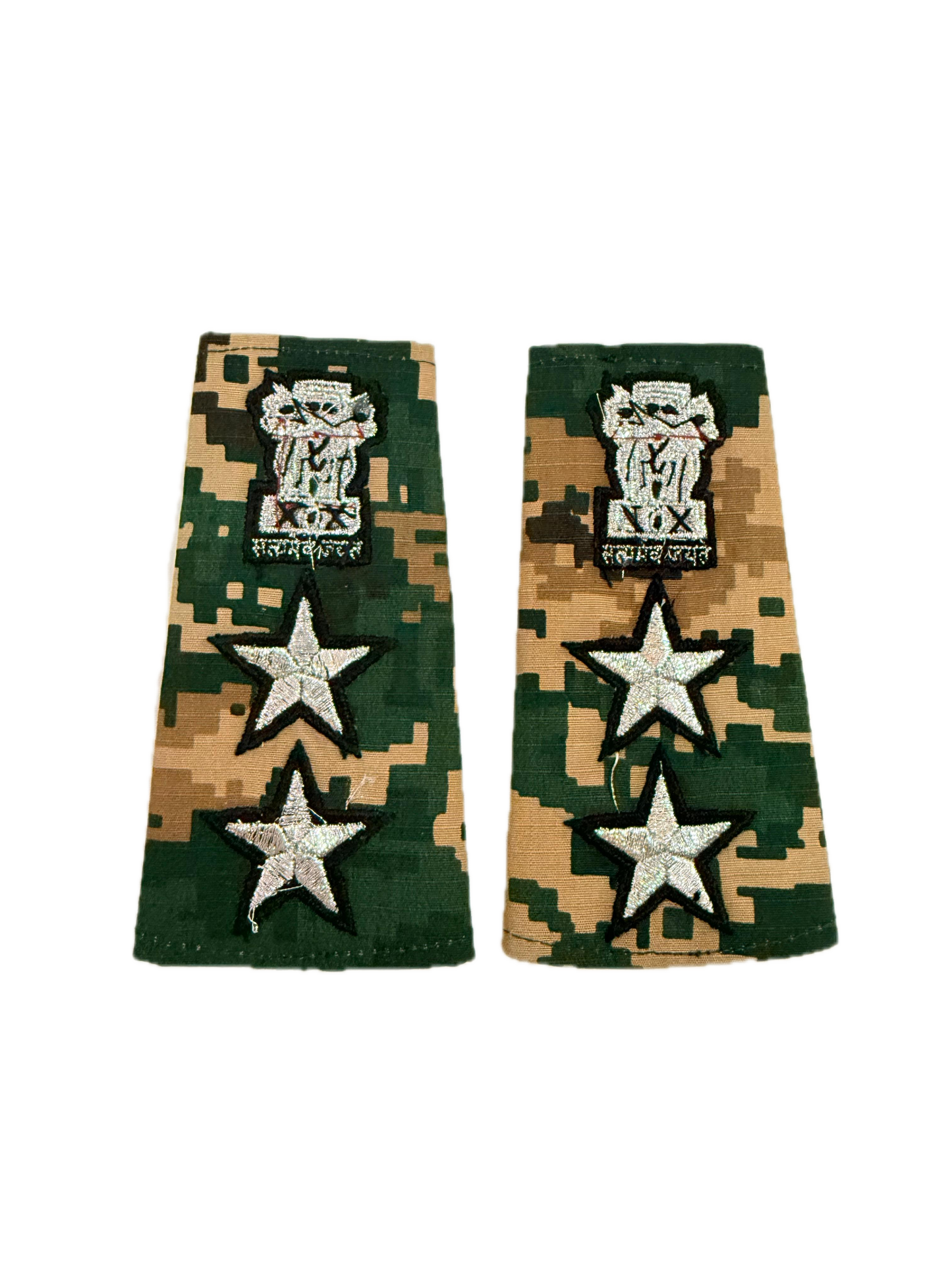 BSF NEW RANK SET CAMOUFLAGE COMMANDANT (CO) HAND ZARI