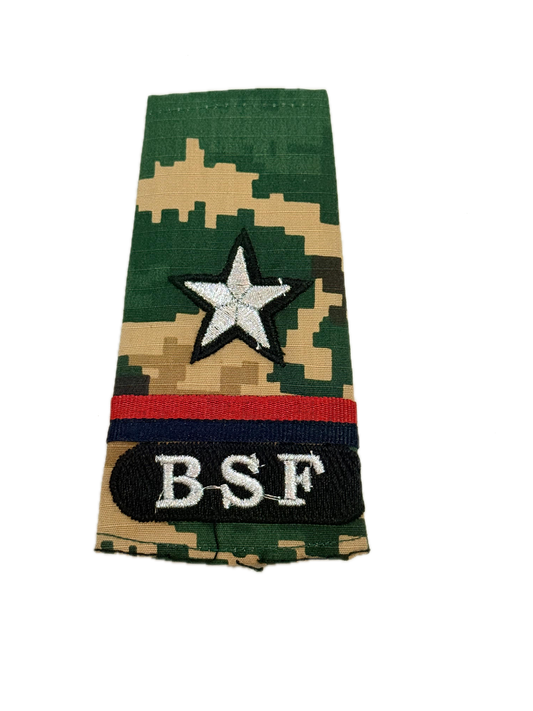 BSF NEW RANK SET CAMOUFLAGE ASSISTANT SUB INSPECTOR (ASI) MACHINE ZARI