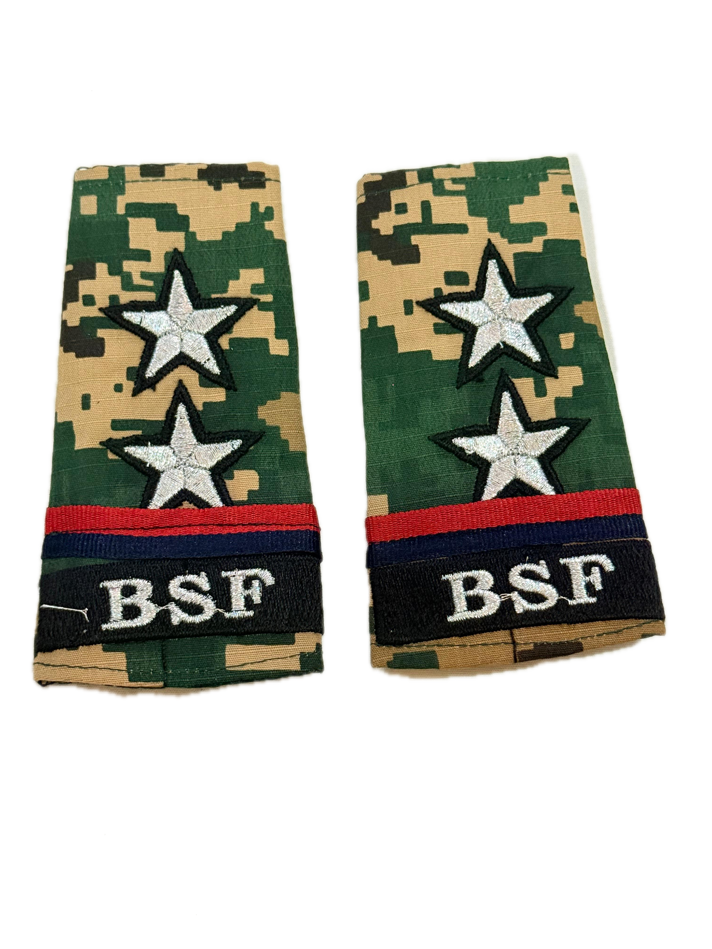BSF NEW RANK SET CAMOUFLAGE SUB INSPECTOR (SI) MACHINE ZARI