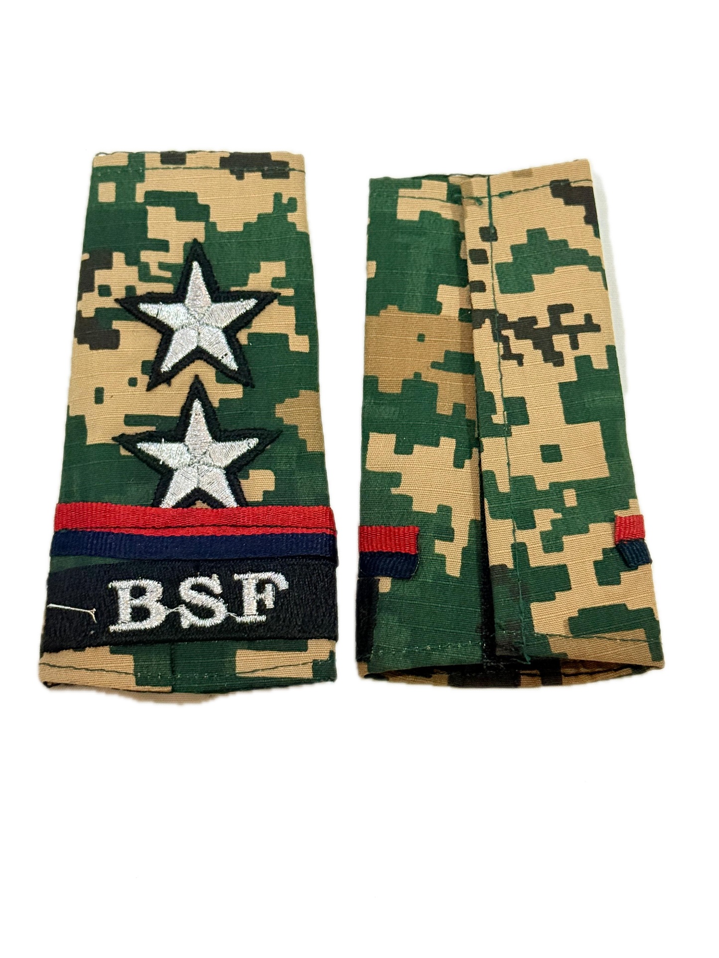 BSF NEW RANK SET CAMOUFLAGE SUB INSPECTOR (SI) MACHINE ZARI