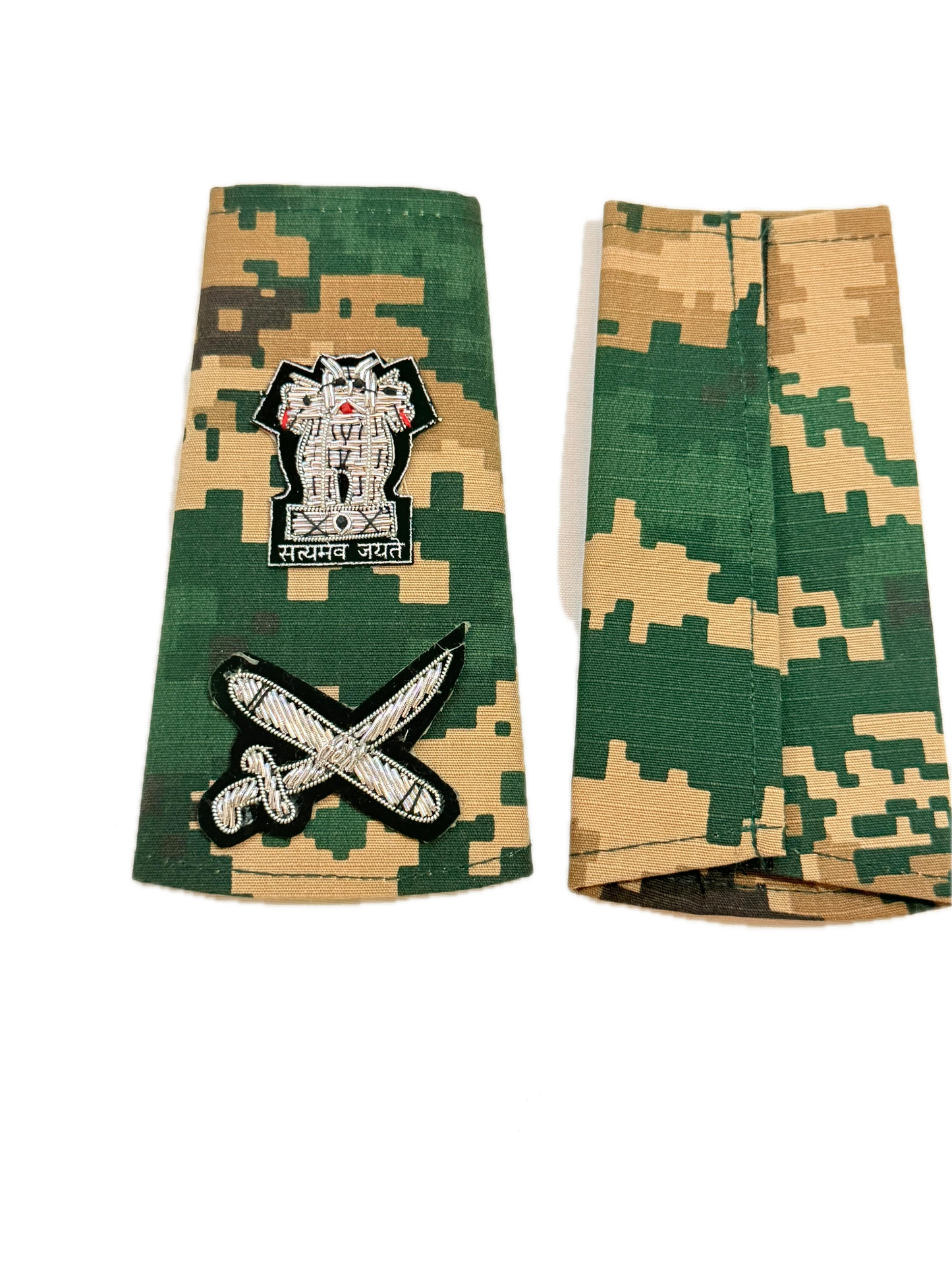 BSF NEW RANK SET CAMOUFLAGE ADDITIONAL DIRECTOR GENERAL (ADG) HAND ZARI