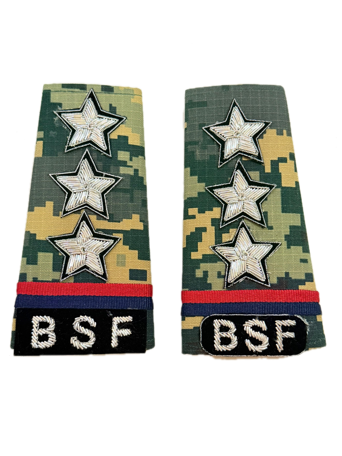 BSF NEW RANK SET CAMOUFLAGE INSPECTOR MACHINE ZARI