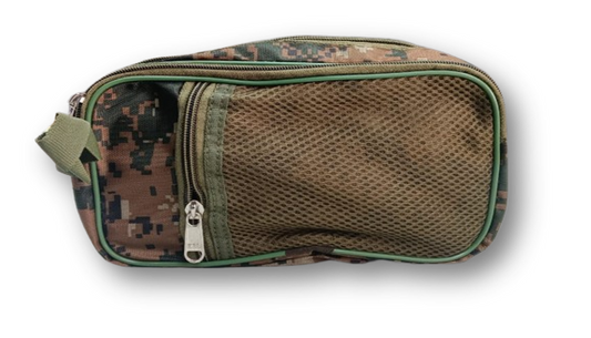 Shaving kit travelling pouch army