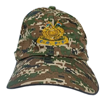 P Cap CRPF Patter With Crpf Logo