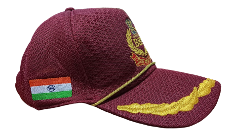 Officer's P cap Mahroon BSF