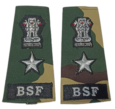 Rank Set 2 IC Camouflage Embroidered BSF