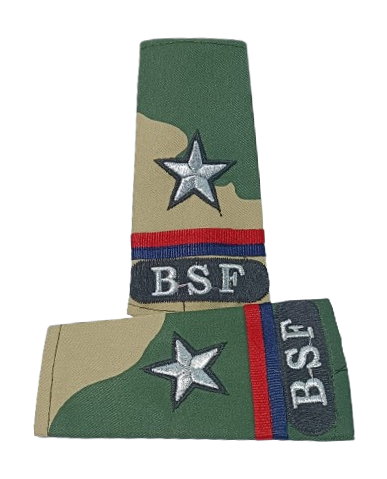 Rank Set ASI Camouflage Embroidered BSF