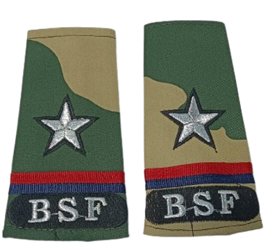 Rank Set ASI Camouflage Embroidered BSF