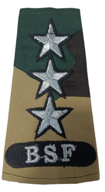 Rank Set Assistant Commandant Camouflage Embroidered BSF BSF